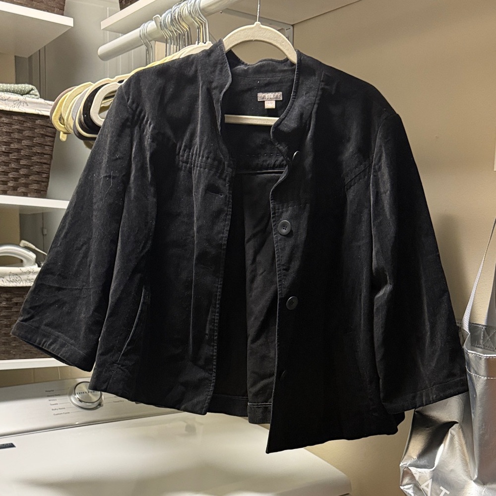 J. Jill Black Blazer Jacket